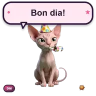 Sticker animado de Sphynx en catalán