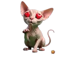 Sphynx expresando amor