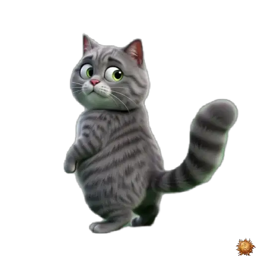 Dimensión Martaのグレー猫 楽しいリアクションをWhatsApp向けWebPアニメステッカーとして直接ダウンロードできます。