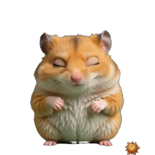 Sticker animado HD de Hámster para WhatsApp